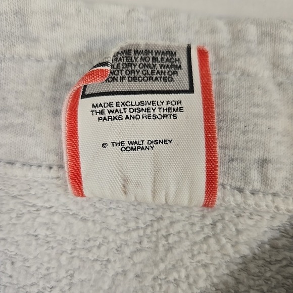 Vintage Disney Epcot 1/4 Zip Sweatshirt Gray 90's Mickey Mouse Made In USA - Picture 4 of 14